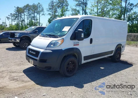 2019 Ram Promaster 1500 Low Roof 136 Wb from USA, damaged, VIN 3C6TRVAG9KE501966